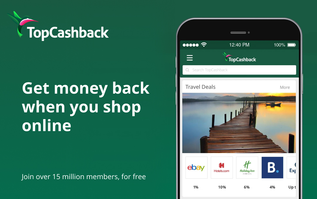 TopCashback referral offer