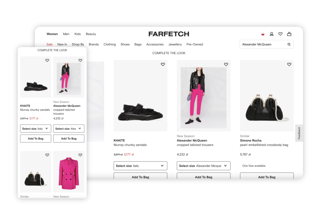 farfetch website
