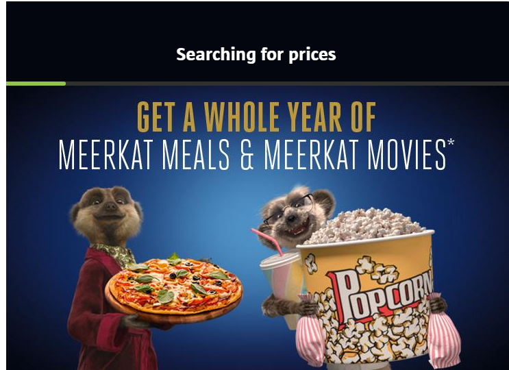 meerkat movies travel insurance trick