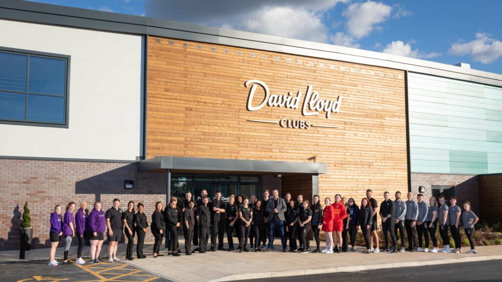 David Lloyd outside