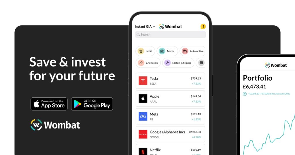 wombat invest referral - save for your future